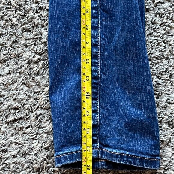 Torrid Skinny Ankle Jeans; Button Fly Blue Jeans, Womens 18T Pants - Picture 7 of 7
